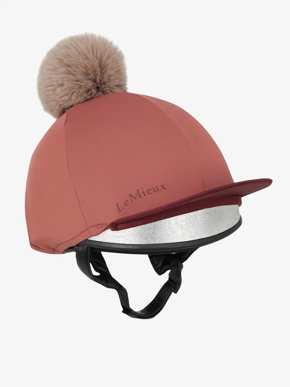 LeMieux Pom Hat Silk - color is ORCHID